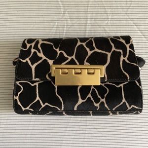 Z Spoke Zac Posen giraffe mini crossbody clutch